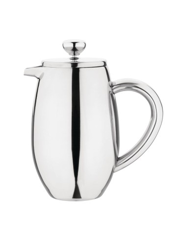 Cafetière à piston inox 3 tasses Olympia - Isolation double paroi