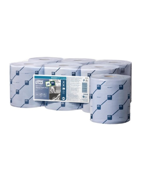 Bobines bleues 2 plis Tork Reflex - lot de 6