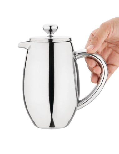 Cafetière à piston inox 3 tasses Olympia - Isolation double paroi