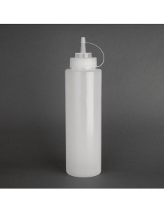 Distributeur de sauce Vogue 994 ml transparent - Bouteille robuste