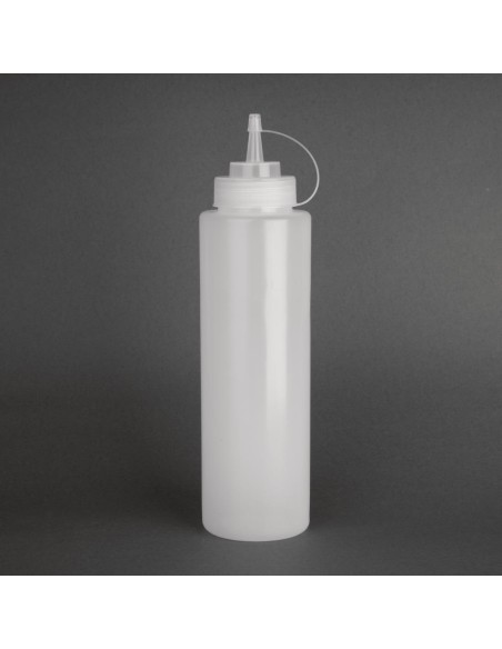 Distributeur de sauce Vogue 994 ml transparent - Bouteille robuste
