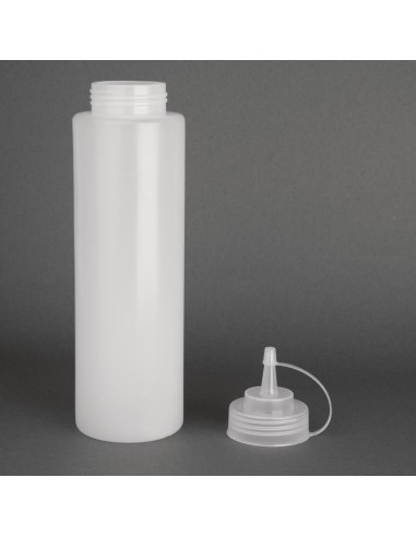 Distributeur de sauce Vogue 994 ml transparent - Bouteille robuste