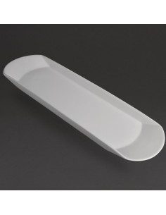 Plat Gondola Olympia Whiteware 650 mm - Blanc