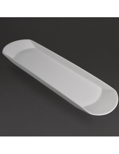 Plat Gondola Olympia Whiteware 650 mm - Blanc