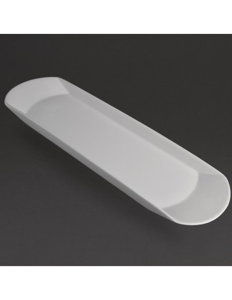 Plat Gondola Olympia Whiteware 650 mm - Blanc
