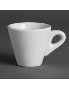 Tasses espresso coniques Olympia Whiteware 60 ml - lot de 12