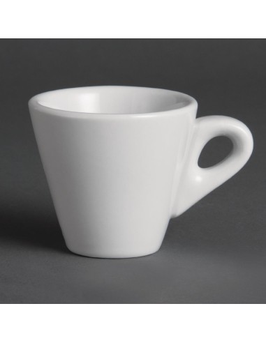 Tasses espresso coniques Olympia Whiteware 60 ml - lot de 12