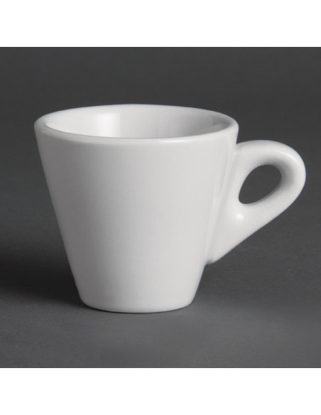 Tasses espresso coniques Olympia Whiteware 60 ml - lot de 12