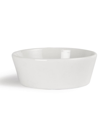 Mini plats ronds Olympia Whiteware 75mm - lot de 12
