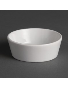 Mini plats ronds Olympia Whiteware 75mm - lot de 12 2