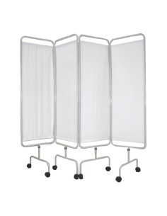 Paravent Bolero - Paravent mobile en PVC blanc