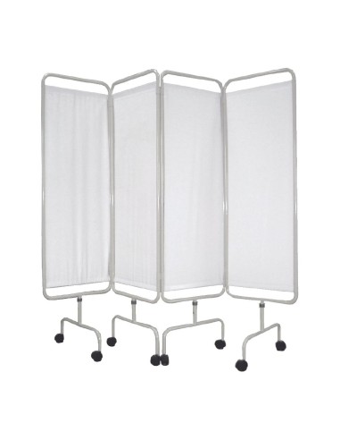Paravent Bolero - Paravent mobile en PVC blanc