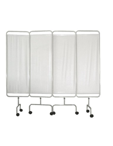 Paravent Bolero - Paravent mobile en PVC blanc