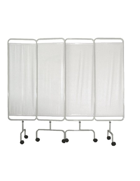Paravent Bolero - Paravent mobile en PVC blanc