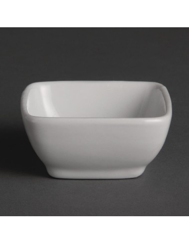 Mini raviers arrondis Olympia Whiteware 60mm - lot de 12
