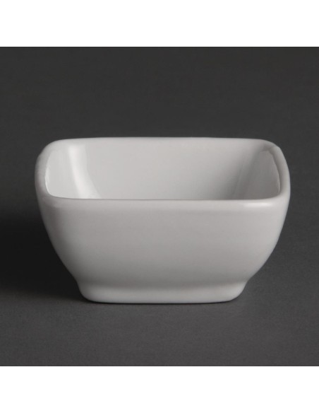 Mini raviers arrondis Olympia Whiteware 60mm - lot de 12