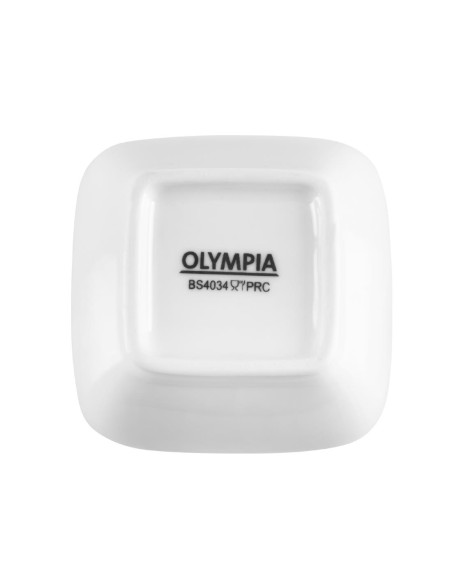Mini raviers arrondis Olympia Whiteware 60mm - lot de 12