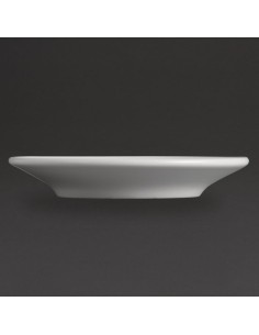 Soucoupes espresso Olympia Whiteware 120mm - lot de 12 2