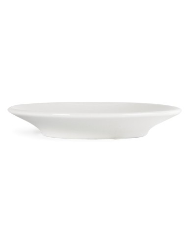 Soucoupes espresso Olympia Whiteware 120mm - lot de 12