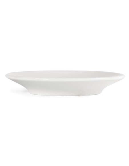 Soucoupes espresso Olympia Whiteware 120mm - lot de 12