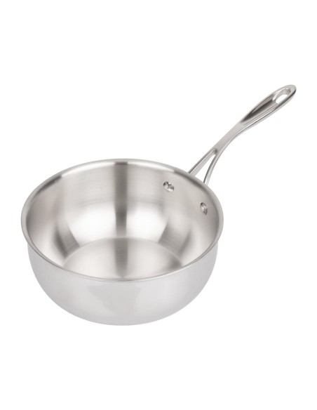 Poêle évasée triple épaisseur Vogue 2,5 L - Inox 304
