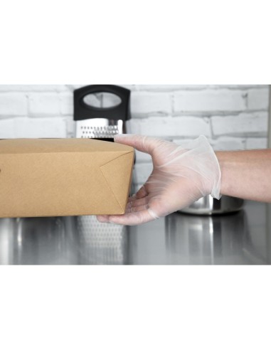 Gants vinyle Hygiplas L - lot de 100