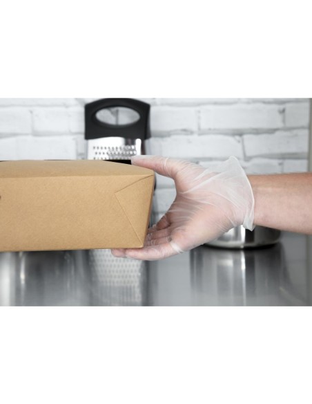 Gants vinyle Hygiplas L - lot de 100