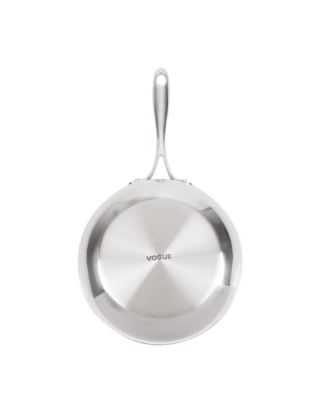 Poêle évasée triple épaisseur Vogue 2,5 L - Inox 304