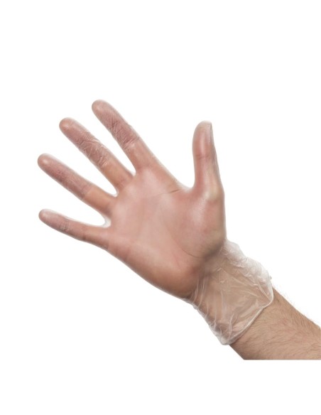 Gants vinyle poudrés Hygiplas M - 100 pièces Unicare