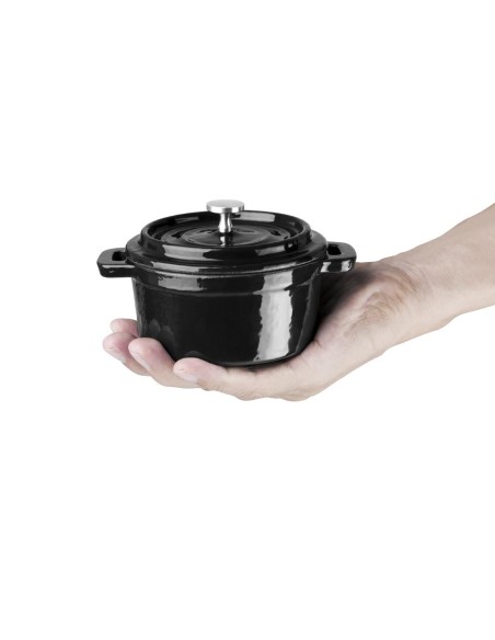 Mini-cocotte ronde en fonte Vogue 10 cm - cuisson uniforme