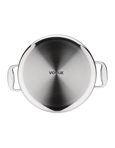 Braisière Vogue Tri Wall 7L - Inox 304, compatible induction