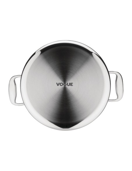 Braisière Vogue Tri Wall 7L - Inox 304, compatible induction