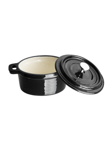 Mini-cocotte ronde en fonte Vogue 10 cm - cuisson uniforme