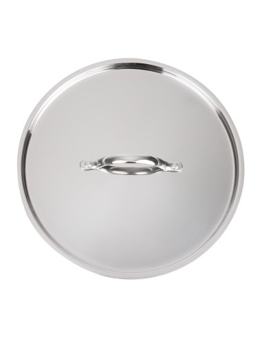 Couvercle inox et aluminium Vogue Tri Wall 280mm - Vente en ligne