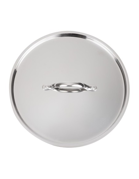 Couvercle inox et aluminium Vogue Tri Wall 280mm - Vente en ligne