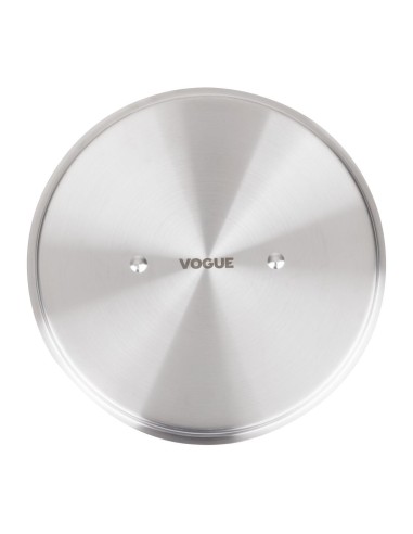 Couvercle inox et aluminium Vogue Tri Wall 280mm - Vente en ligne
