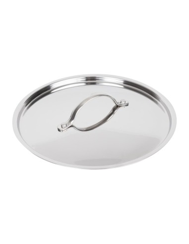 Couvercle inox et aluminium Vogue Tri Wall 240mm