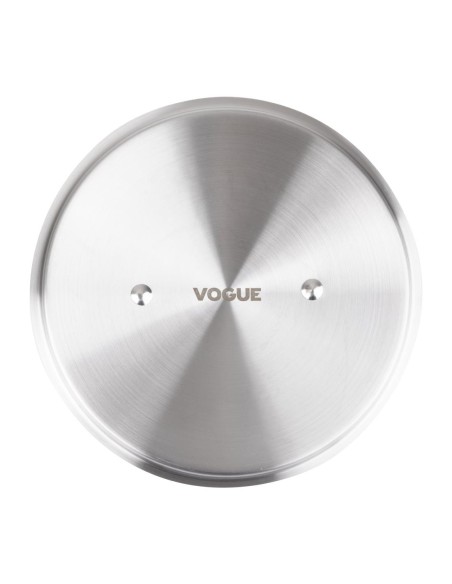 Couvercle inox et aluminium Vogue Tri Wall 240mm