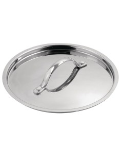 Couvercle triple épaisseur Vogue Tri Wall 200mm - Inox 304