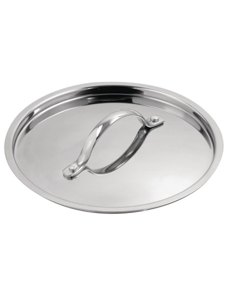 Couvercle triple épaisseur Vogue Tri Wall 200mm - Inox 304