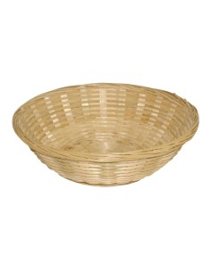 Corbeille à pain en osier Olympia ronde - lot de 6