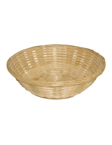 Corbeille à pain en osier Olympia ronde - lot de 6