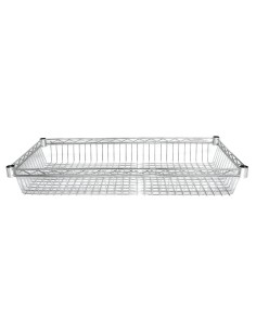 Paniers chromés Vogue 915mm - lot de 2
