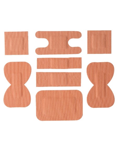 Pansements tissu sans latex A-Care - 6 tailles, lot de 100