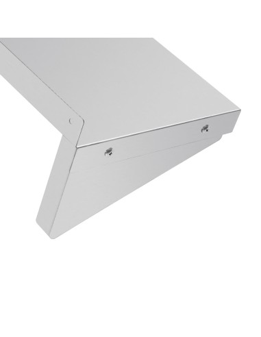 Étagère murale inox Vogue 1500 mm - 50 kg
