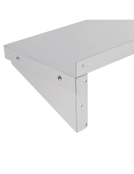 Étagère murale inox Vogue 1800 mm - 50 kg
