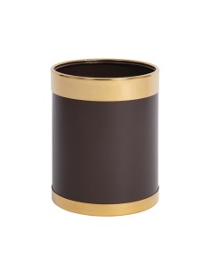 Corbeille à papier bordure dorée Bolero 10,2 L