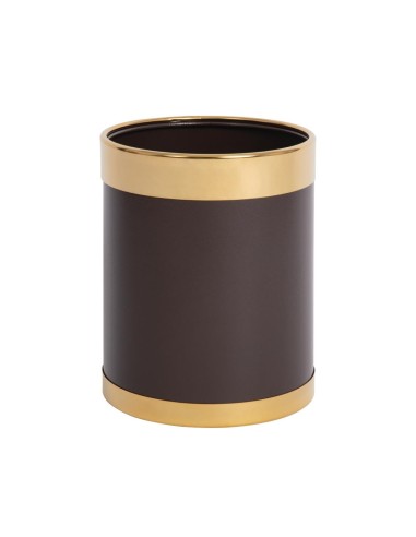 Corbeille à papier bordure dorée Bolero 10,2 L