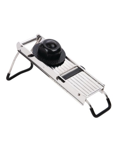 Mandoline avec chariot Vogue - 5 lames inox
