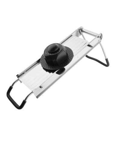 Mandoline avec chariot Vogue - 5 lames inox